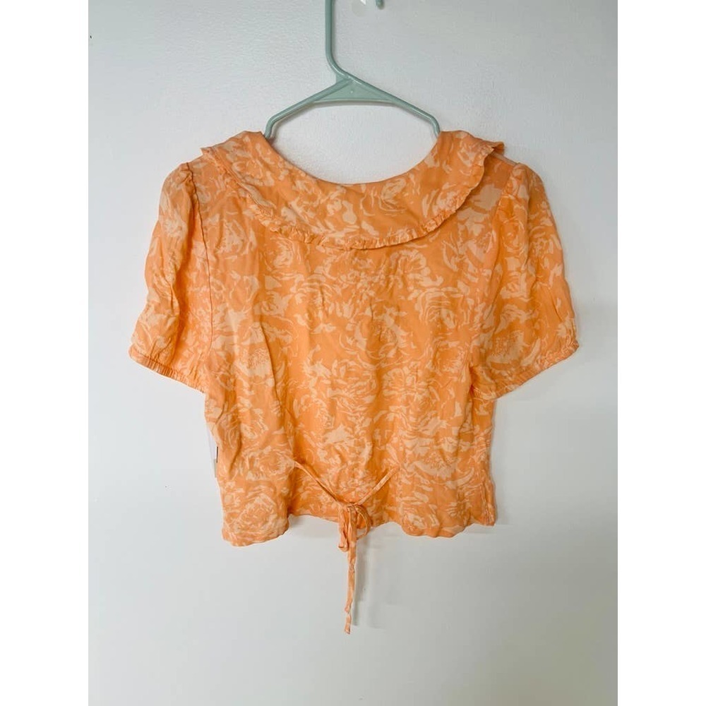 BP. Floral Peter Pan Collar Top Blouse - Picture 4 of 5